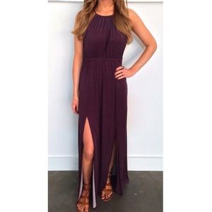 Veronica m Halter maxi with double slits